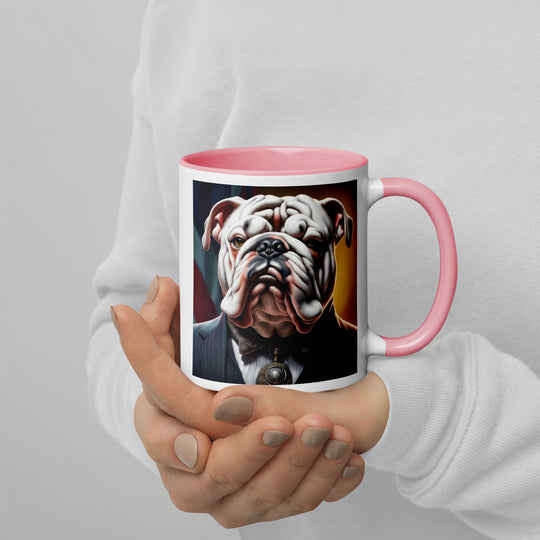 Bulldog- Mug with Color Inside v3