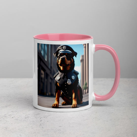 Rottweiler- Mug with Color Inside v3