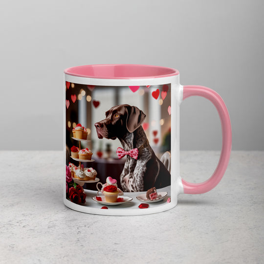 German Shorthaired Pointer Romantic- Mug with Color Inside