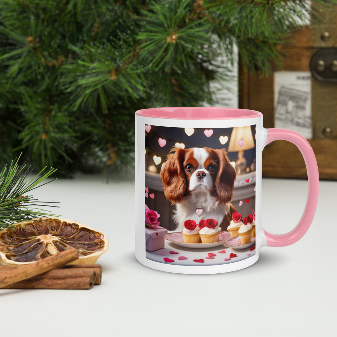 Cavalier King Charles Spaniel Romantic- Mug with Color Inside