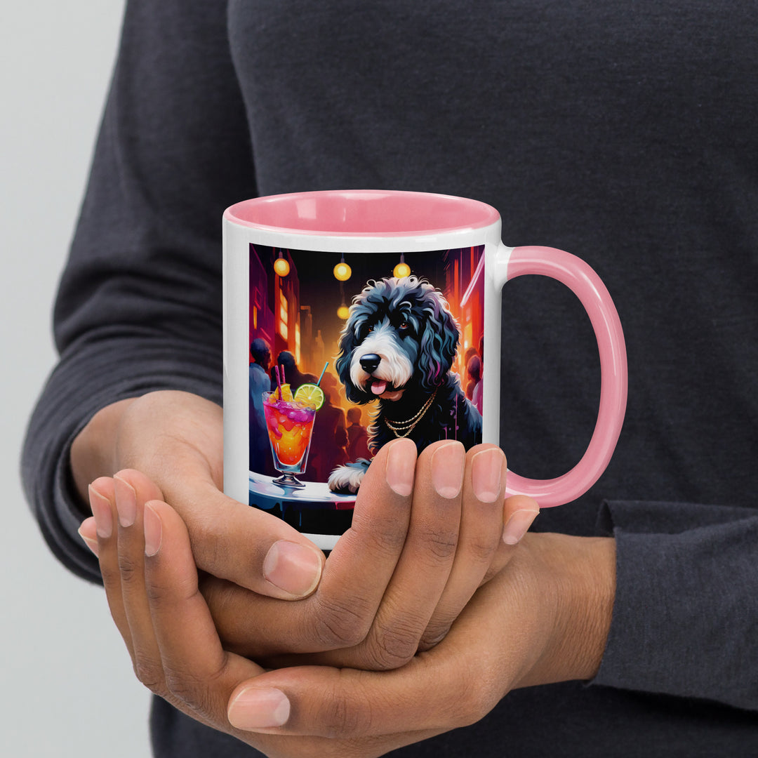 Bernedoodle General- Mug with Color Inside v4