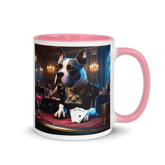 Catahoula Bulldog General- Mug with Color Inside v6