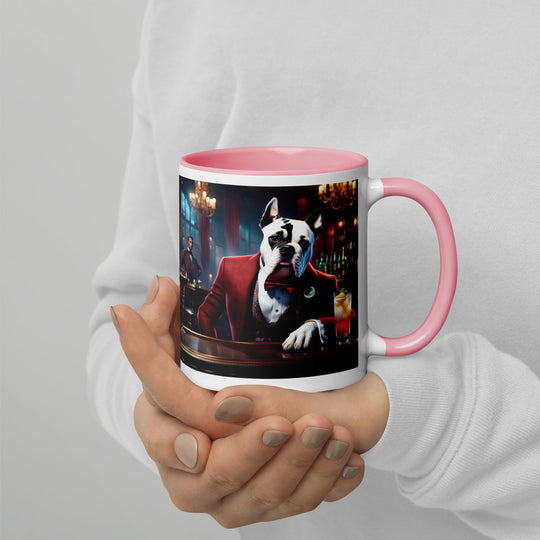 Catahoula Bulldog General- Mug with Color Inside v7