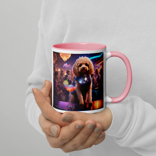 Cavapoo General- Mug with Color Inside v11`