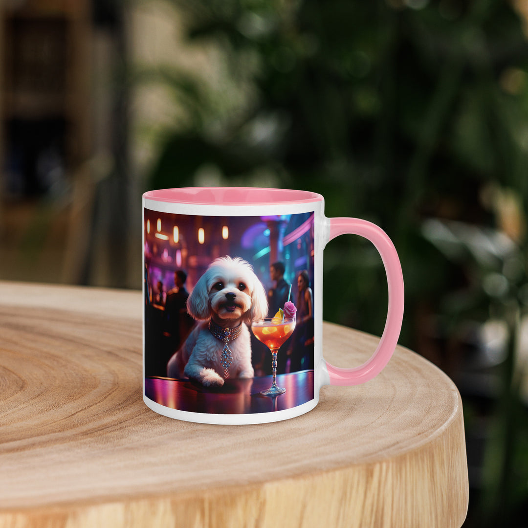 Cavapoo General- Mug with Color Inside v12