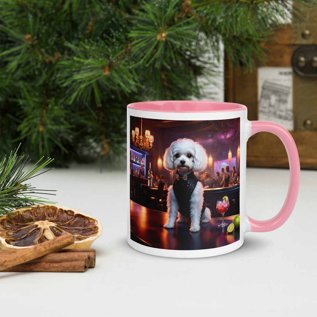 Cavapoo General- Mug with Color Inside v17