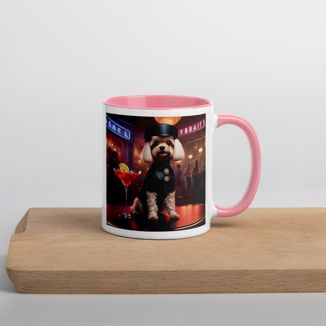 Cavapoo General- Mug with Color Inside v27