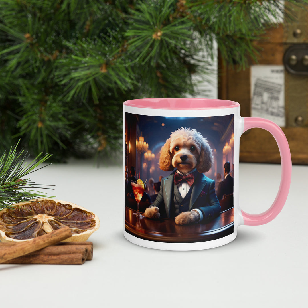 Cavapoo General- Mug with Color Inside v31