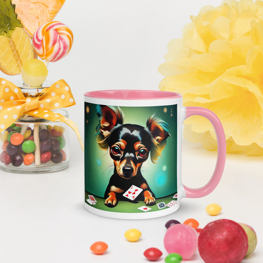 Chiweenie General- Mug with Color Inside v3