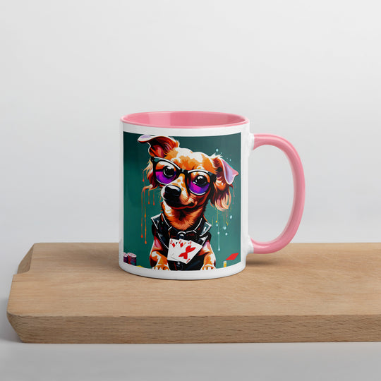 Chiweenie General- Mug with Color Inside v8