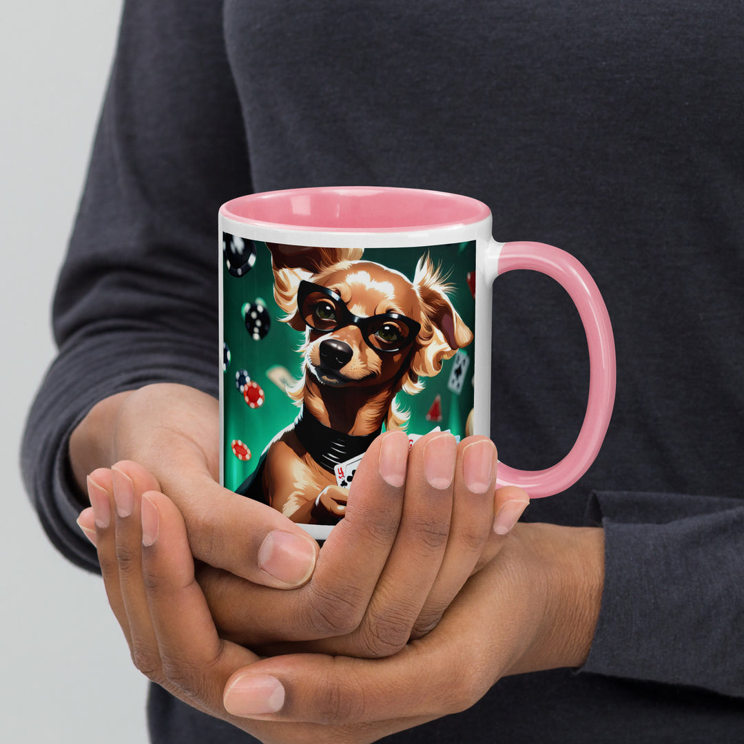 Chiweenie General- Mug with Color Inside v15