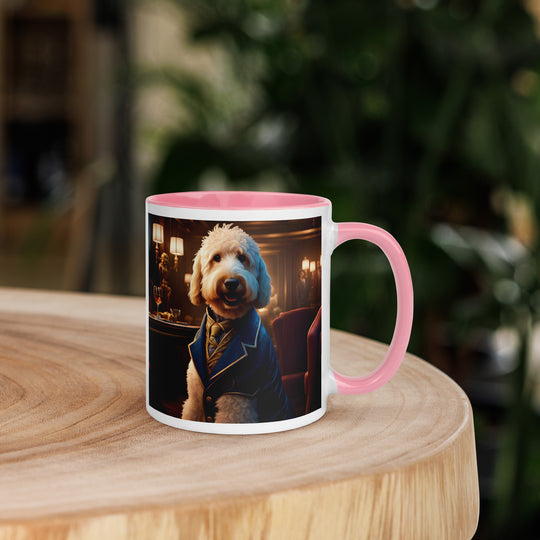 Goldendoodle- Mug with Color Inside v5