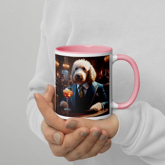 Goldendoodle- Mug with Color Inside v11