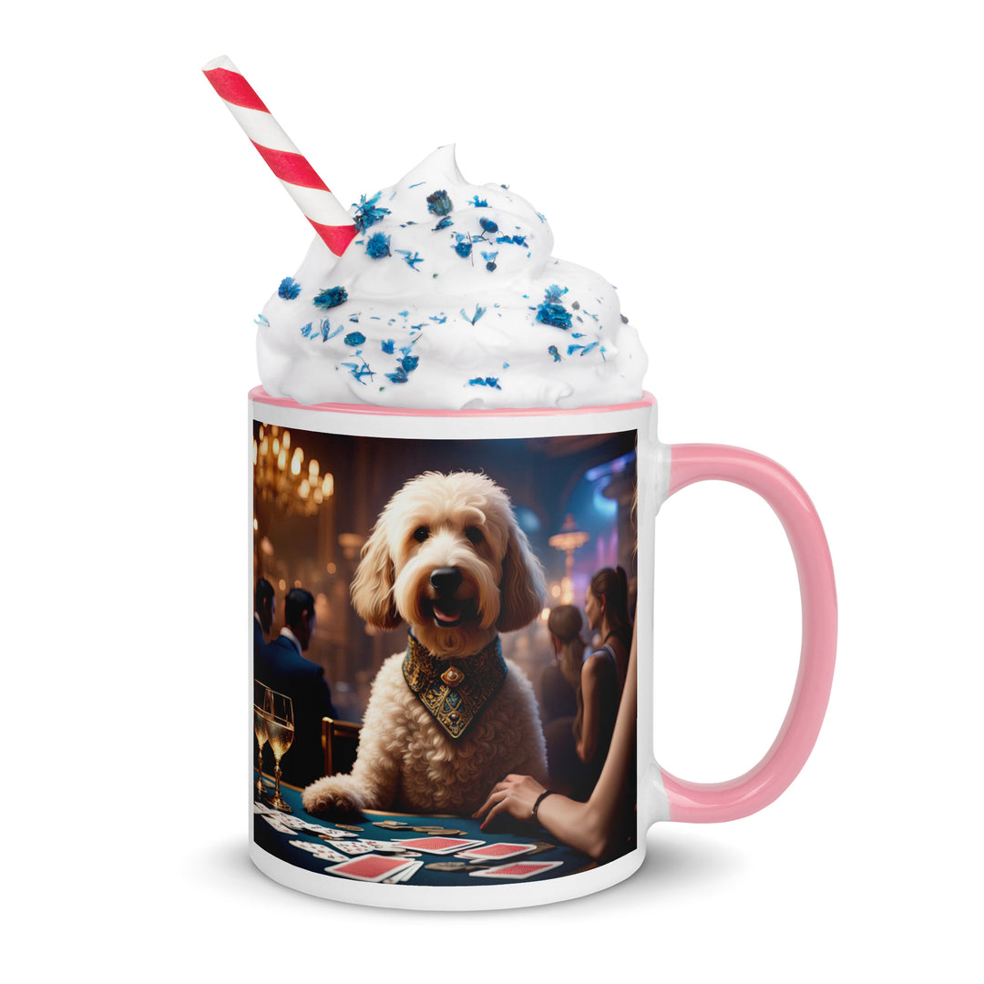 Goldendoodle- Mug with Color Inside v17