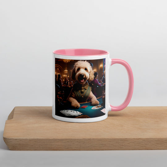 Goldendoodle- Mug with Color Inside v18