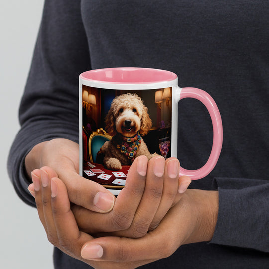 Goldendoodle- Mug with Color Inside v21