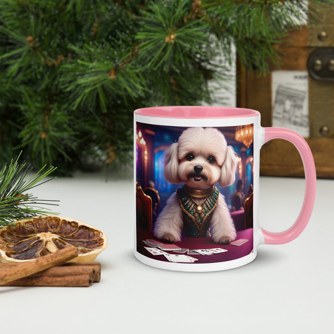 Maltipoo General- Mug with Color Inside v13