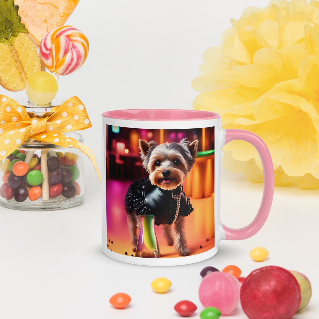 Yorkipoo General- Mug with Color Inside v5