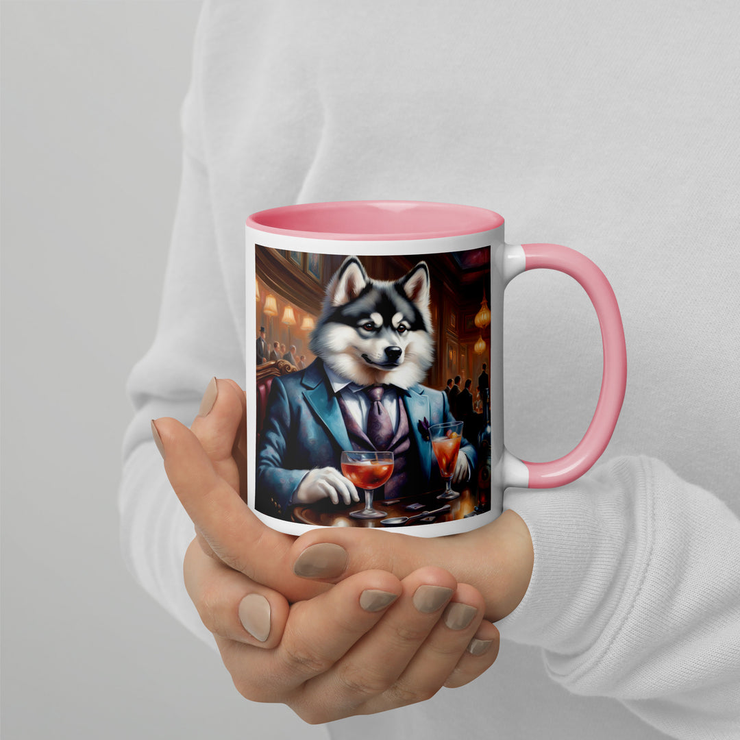 Pomsky General- Mug with Color Inside v8