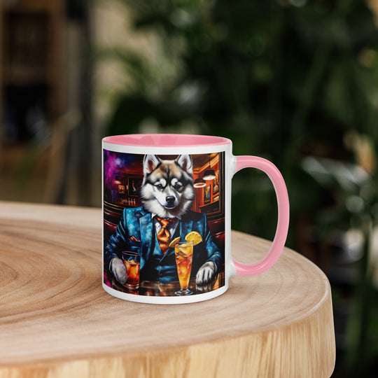 Pomsky General- Mug with Color Inside v13