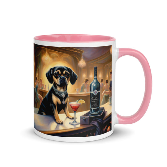 Puggle General- Mug with Color Inside v5