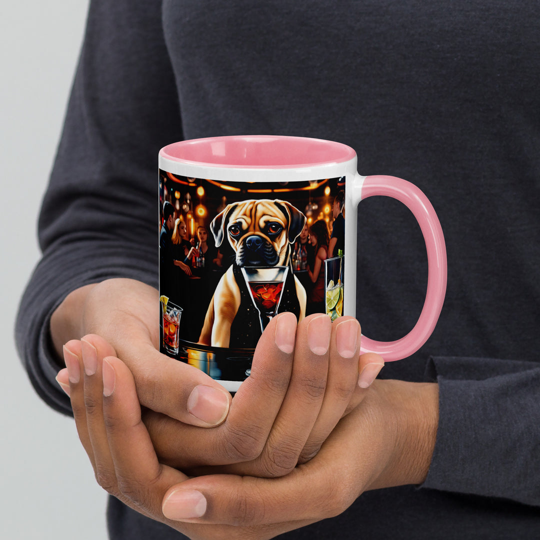 Puggle General- Mug with Color Inside v7