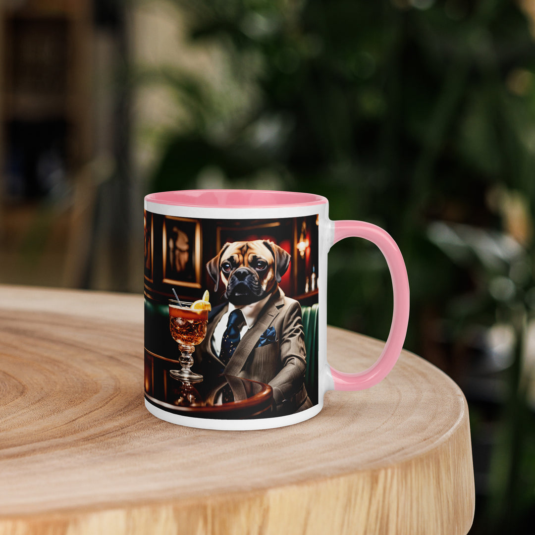 Puggle General- Mug with Color Inside v14