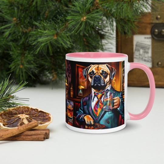 Puggle General- Mug with Color Inside v15