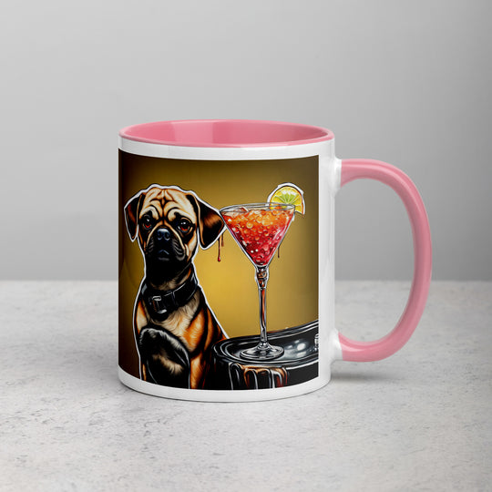 Puggle General- Mug with Color Inside v17