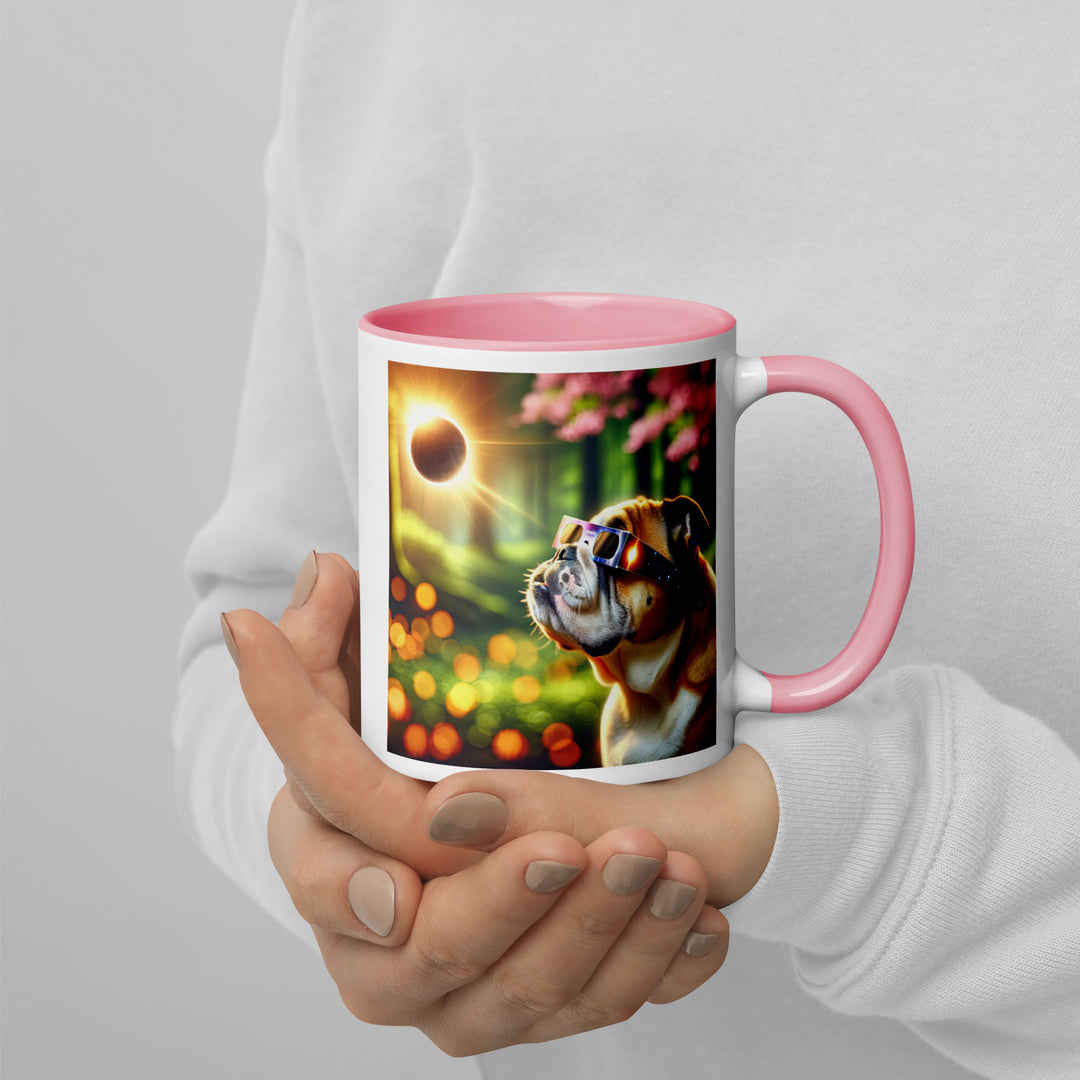 Bulldog Eclipse- Mug with Color Inside v2