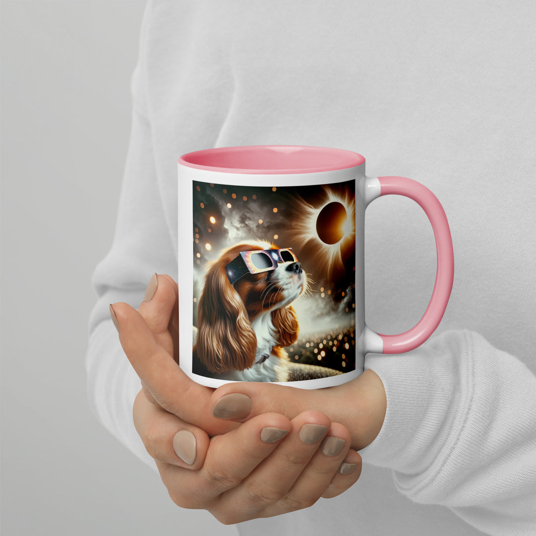 Cavalier King Charles Spaniel Eclipse- Mug with Color Inside v2