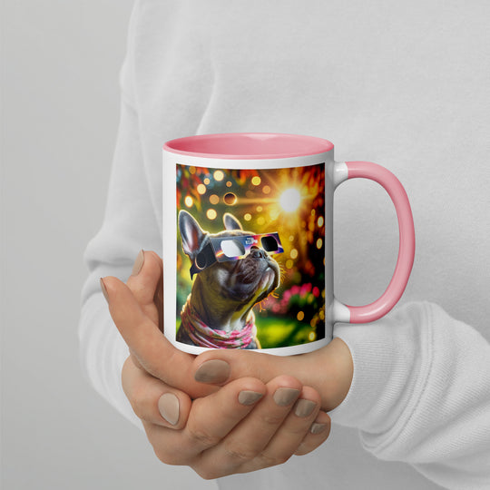 French Bulldog Eclipse- Mug with Color Inside