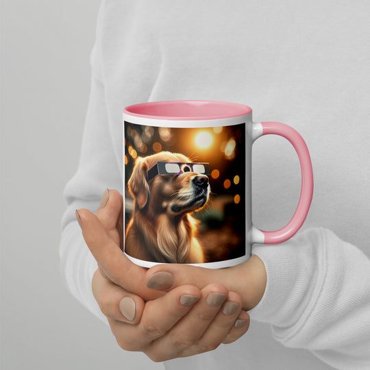 Golden Retriever Eclipse- Mug with Color Inside