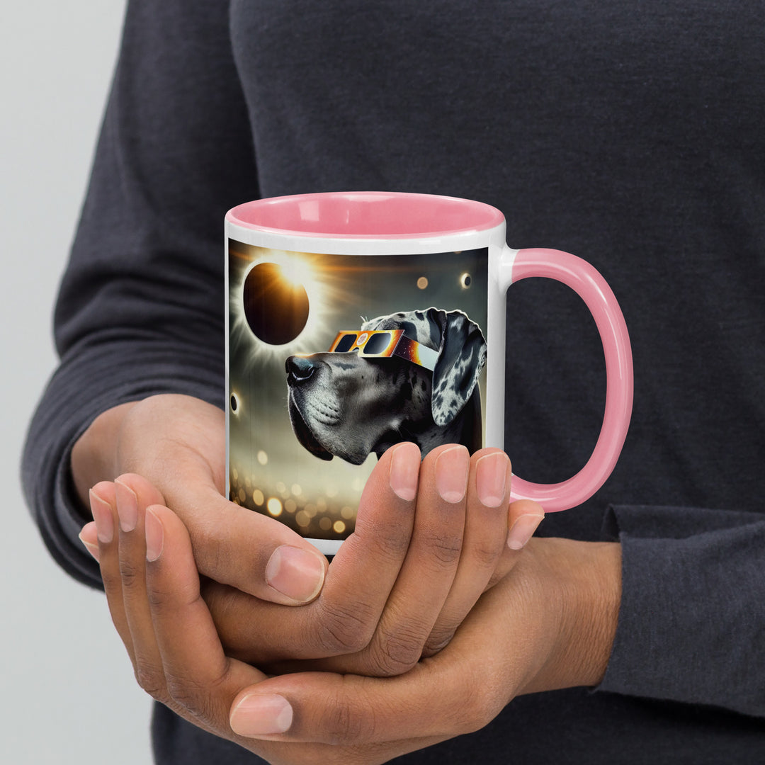 Great Dane Eclipse- Mug with Color Inside v2