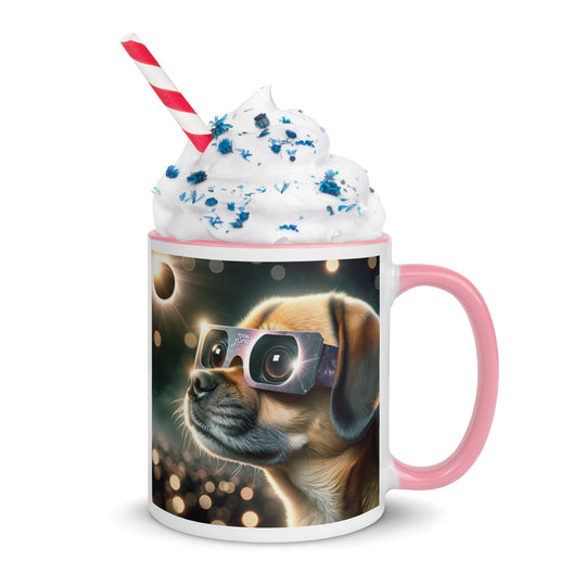 Puggle Eclipse- Mug with Color Inside