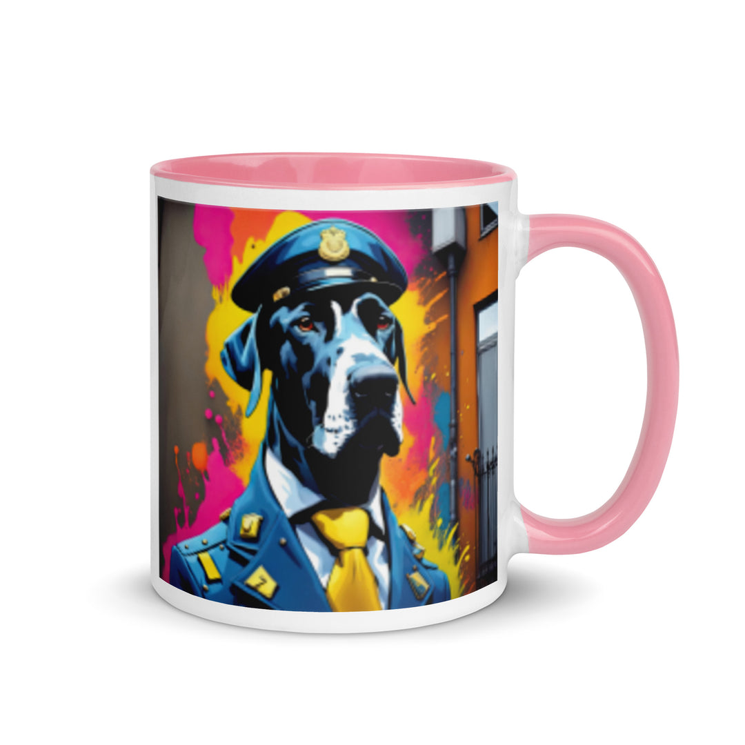 Great Dane- Mug with Color Inside v5