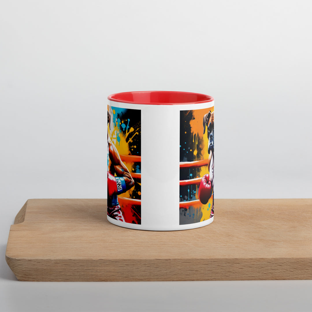 Boxer- Mug with Color Inside v4