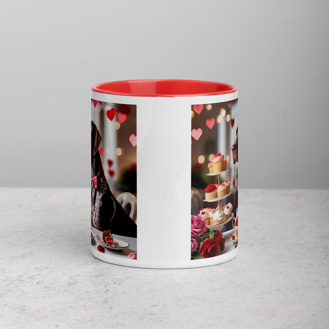 German Shorthaired Pointer Romantic- Mug with Color Inside