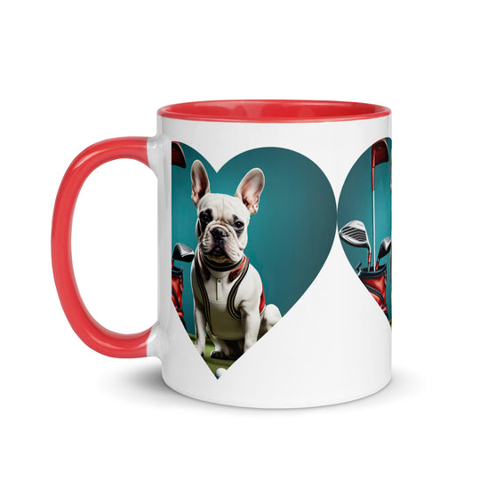 Mug with Color Inside-French Bulldog V7