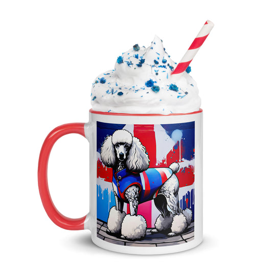 Poodle- Mug with Color Inside v2