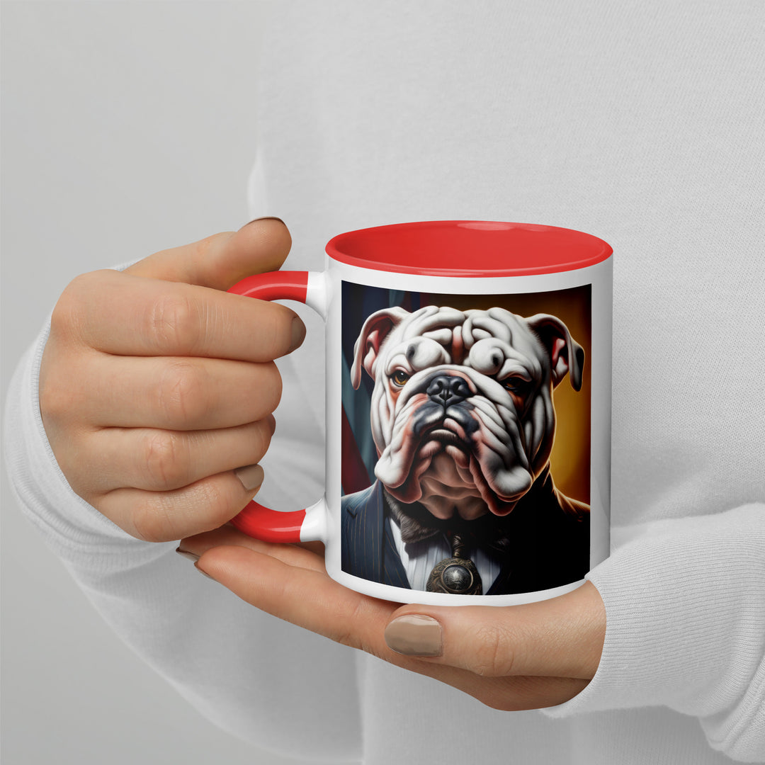 Bulldog- Mug with Color Inside v3