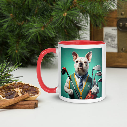 American Bulldog Golfer- Mug with Color Inside