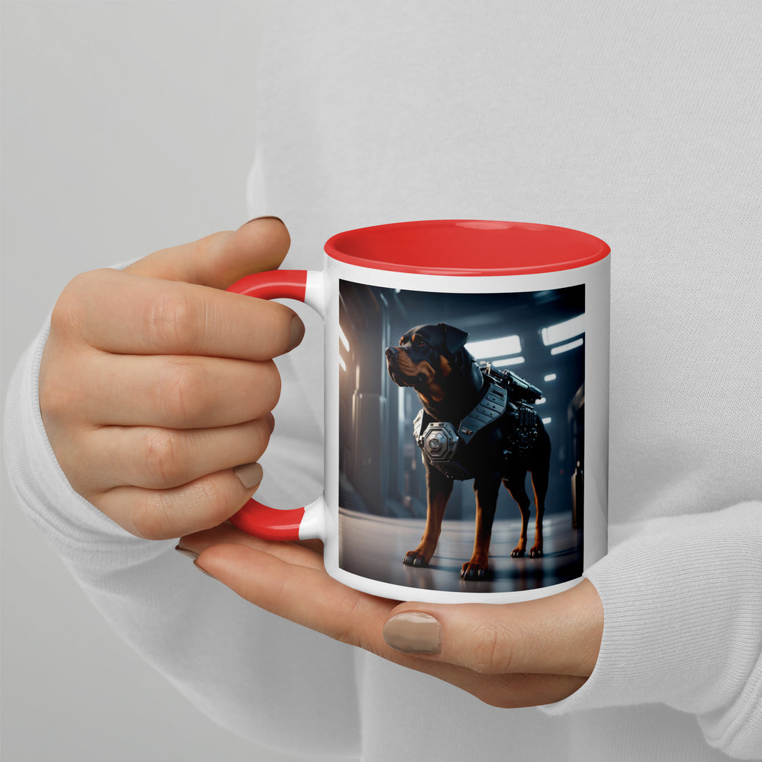 Rottweiler- Mug with Color Inside v2