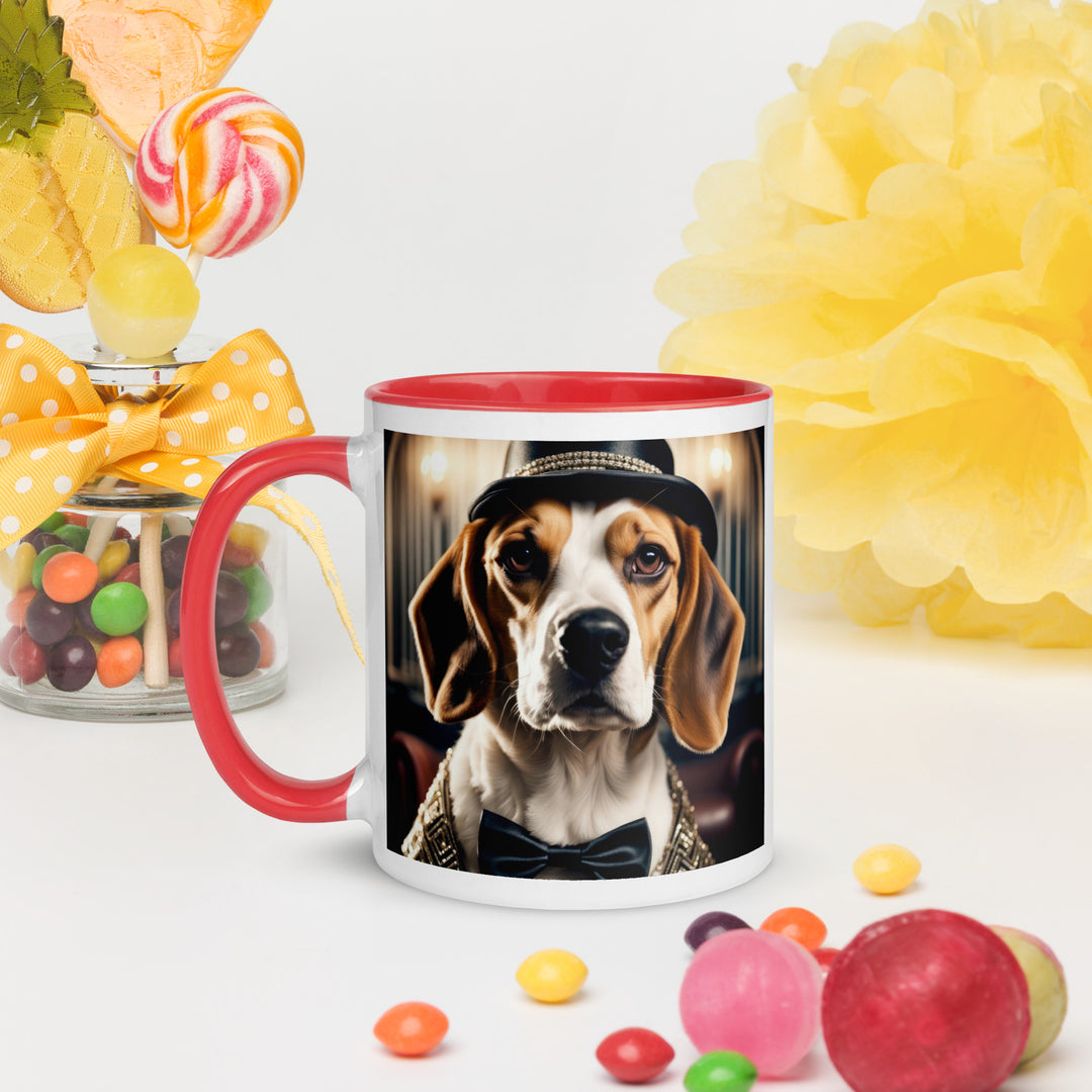 Beagle- Mug with Color Inside v4