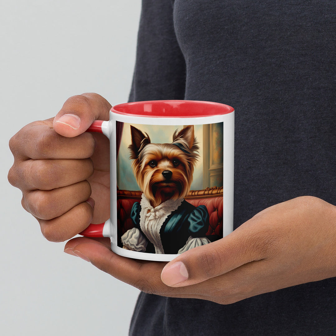 Yorkshire Terrier- Mug with Color Inside v2