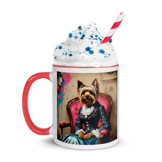 Yorkshire Terrier- Mug with Color Inside v3