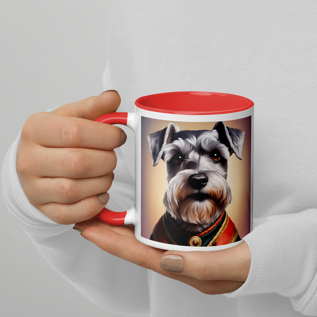 Miniature Schnauzer- Mug with Color Inside