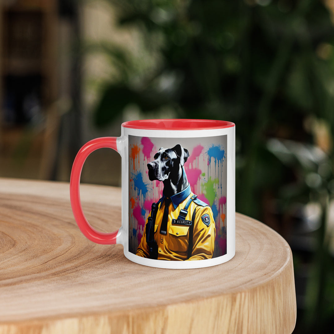Great Dane- Mug with Color Inside v2