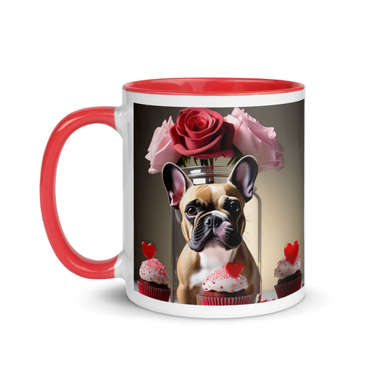 French Bulldog Romantic- Mug with Color Inside