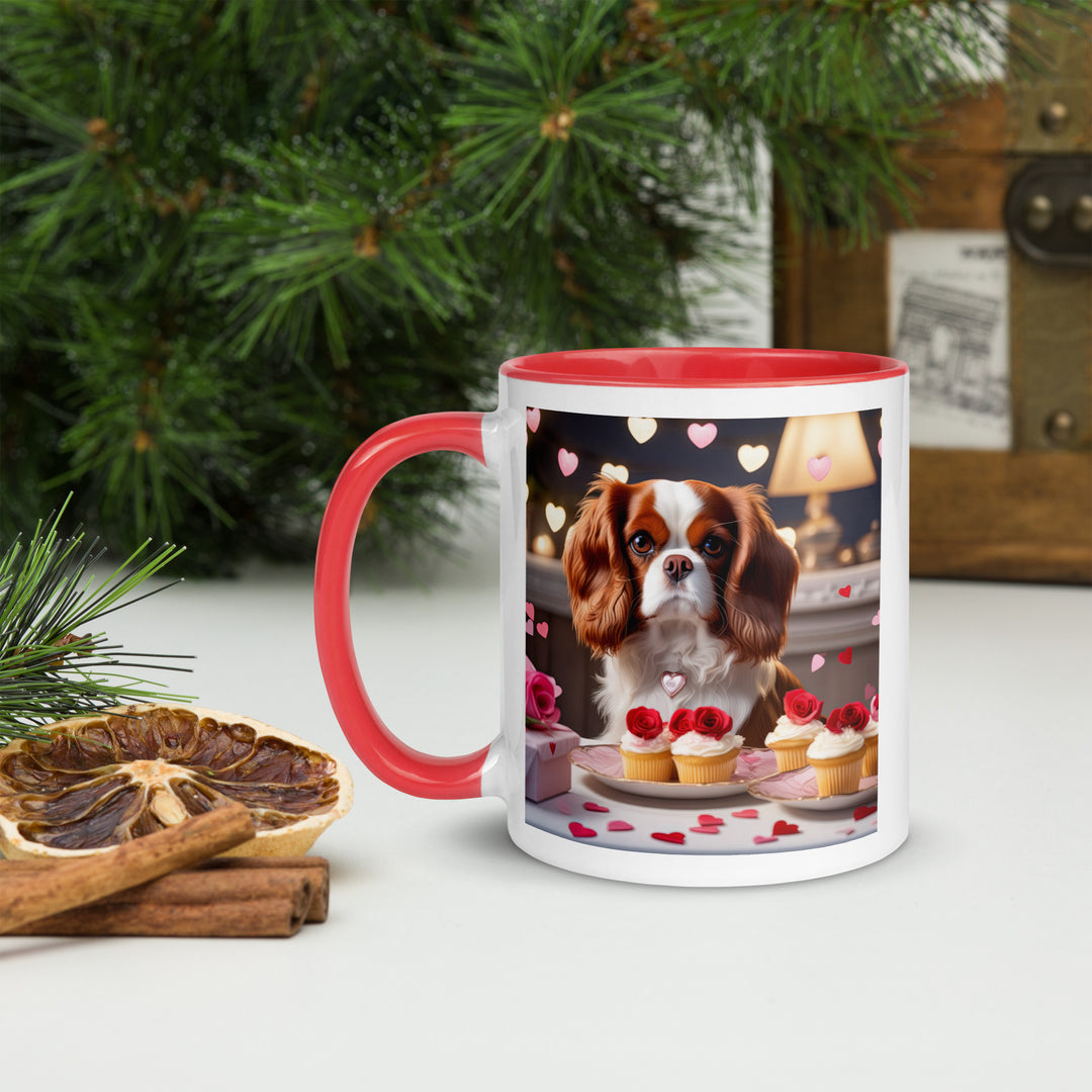 Cavalier King Charles Spaniel Romantic- Mug with Color Inside